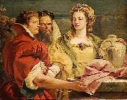Giovanni Domenico Tiepolo Rebecca at the Well oil on canvas